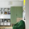 zielona szafa minko w pokoju dziecka
