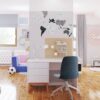 skandynawskie biurko szerokości 125cm w pokoju dziecka