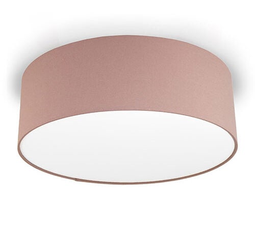 Plafon w kolorze ceglanym. Średnica 45 cm . Young Deco.