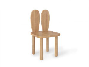 drewnienie krzesełko królik do pokoju dziecka