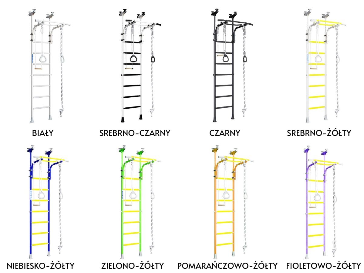 Drabinka gimnastyczna Kometa 5 w kilku kolorach
