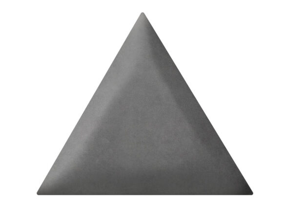 tapicerowany panel scienny w kształcie trójkąta