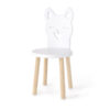 krzesełko z oparciem w kształcie kotka