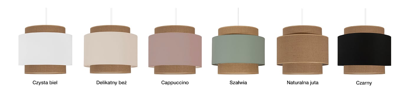 Lampa sufitowa Boho - różne kolory