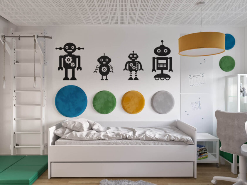 panele tapicerowane w pokoju dziecka