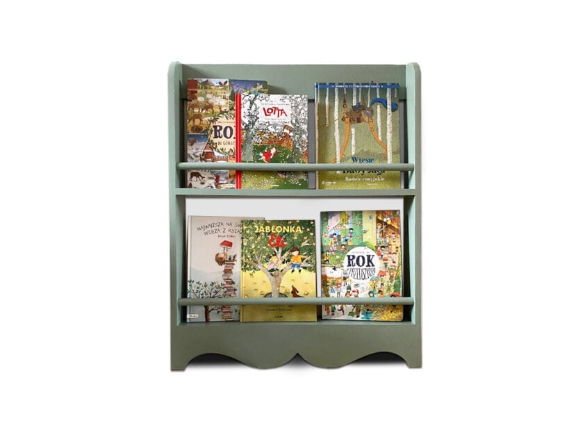 Wisząca biblioteczka do pokoju dziecięco.