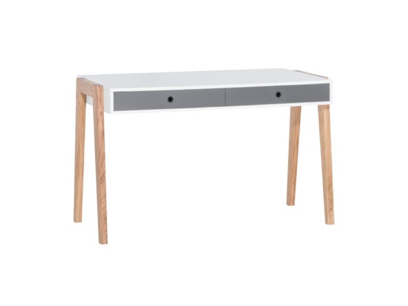 Biurko Concept z kontenerkiem - szare