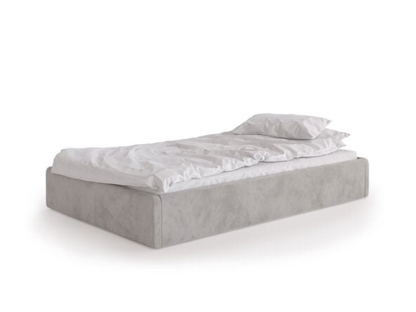 Łóżko tapicerowane - bez pojemnika na pościel - kolory